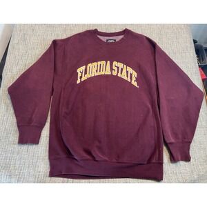 Vintage Florida State University Seminoles Sweatshirt Large Steve & Barry's Men